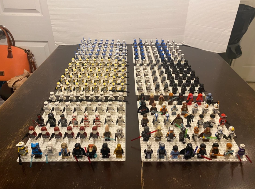 HUGE LEGO Lot of 243 BRAND NEW STAR WARS Minifigures - Image 2