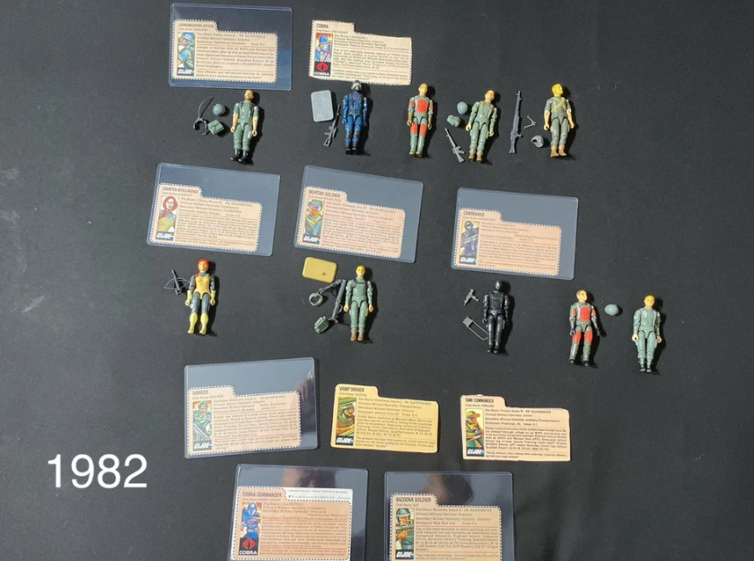 Huge Lot 307 80s/90s G.I. Joe ARAH 3.75 figures/weapon/card used & M.O.C. “Read” - Image 3