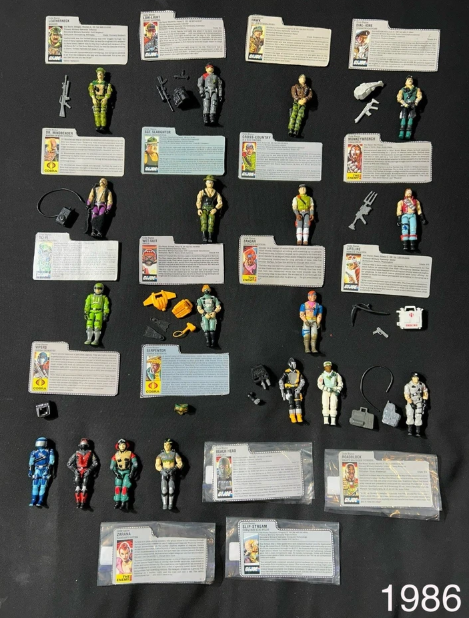 Huge Lot 307 80s/90s G.I. Joe ARAH 3.75 figures/weapon/card used & M.O.C. “Read” - Image 8