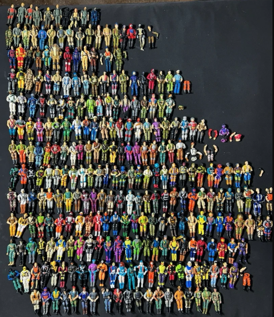 Huge Lot 307 80s/90s G.I. Joe ARAH 3.75 figures/weapon/card used & M.O.C. “Read” - Image 10