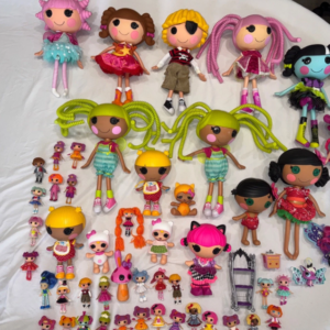 Lot of 50 Mini 3" Lalaloopsy Dolls With Some Original