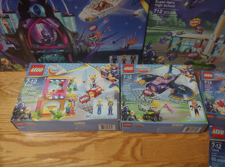 HUGE Lego DC Super Hero Girls Lot of 11 sets! New in box! Retired! - Image 2
