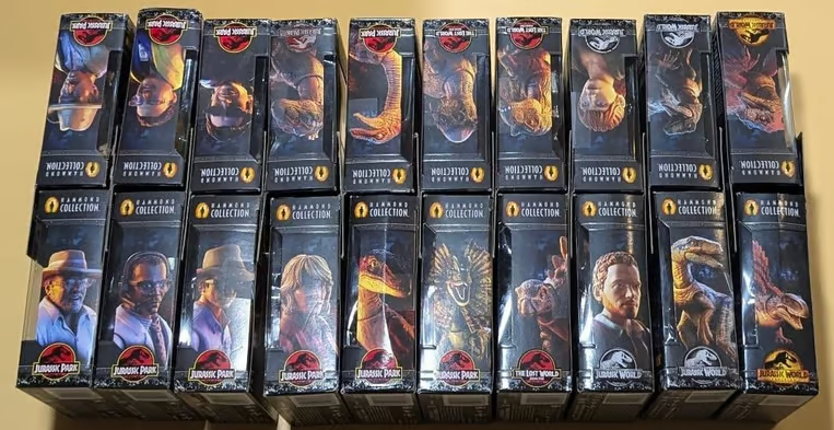 Jurassic World Park Hammond Collection - complete set of small figures lot - Image 3